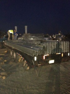 UNLOADING TRAILER