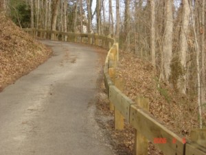 Wooden Guardrail